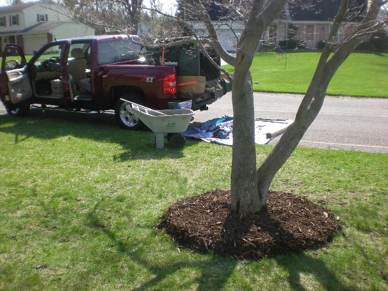 Using Cyclone Rake for Mulch Transport My Tractor Forum